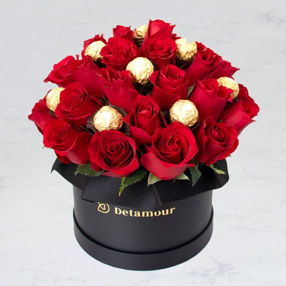 Hat box - 35 Rosas x Ferrero Rocher