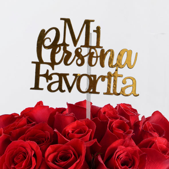 Topper "Mi persona favorita"