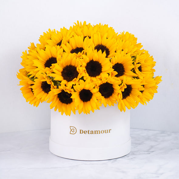 Hat box - Girasoles