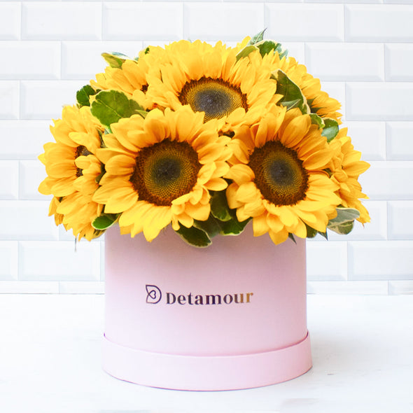 Hat box - Girasoles