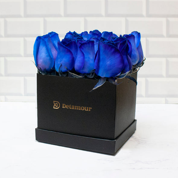 Petit box - Rosas azules